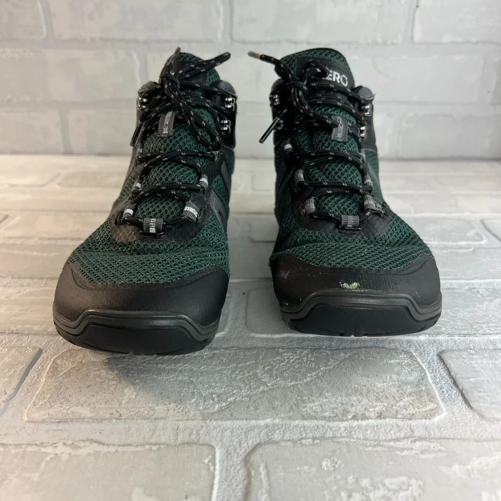Xero Xcursion‎ Fusion Waterproof Barefoot Hiking Boots Womens 7.5 Green Outdoor
